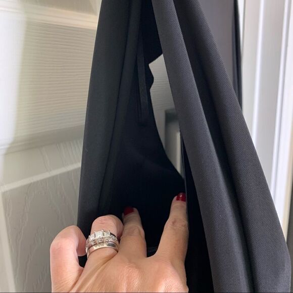 Jessica Simpson Open Back Drop Waist Black Dress Size 10 - Picture 3 of 12